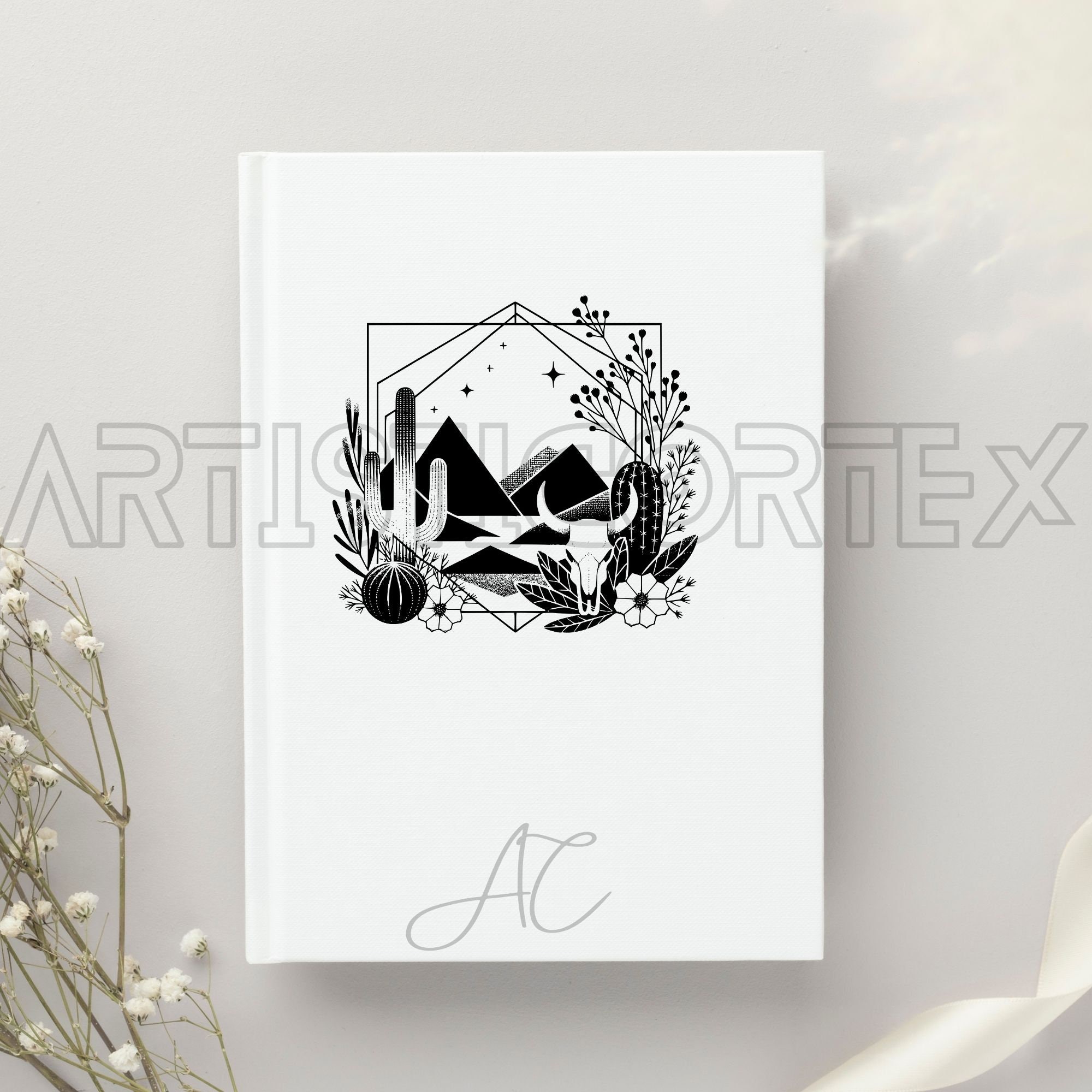 Boho Landscape SVG Bundle, Botanic Landscape PNG, Boho Clipart, Hand ...