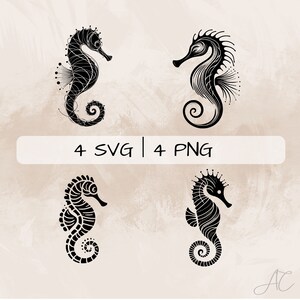 Sea Horse SVG, Cute Sea Horse Vector, Sea Horse Clipart, Hand drawn Sea Horse pictures for print and engraving