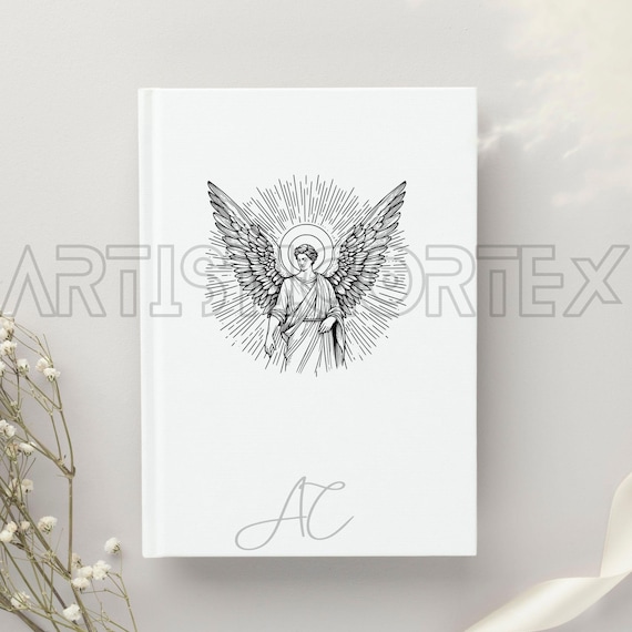 大天使ウリエルの SVG バンドル、聖ウリエルの PNG、ウリエルと火の