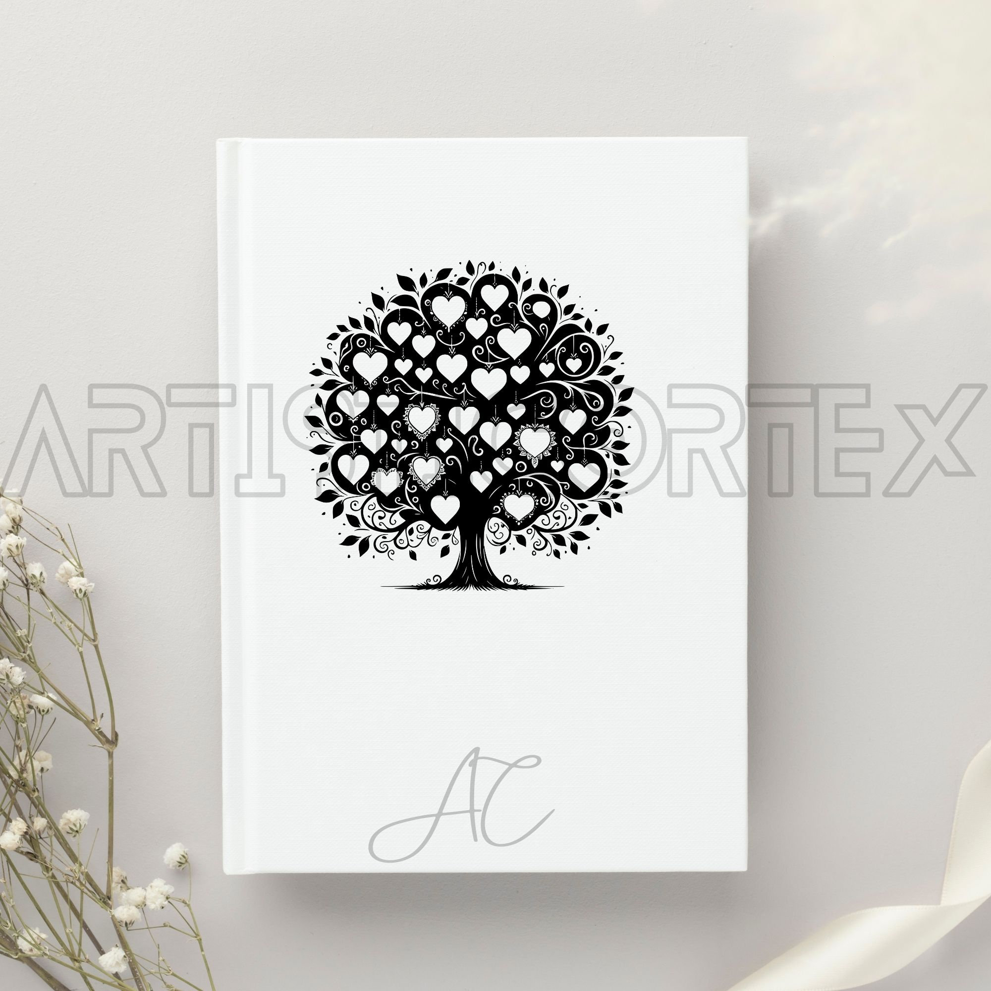 Family Tree SVG Bundle, Tree PNG, Family Clipart, Hand Drawn Family ...