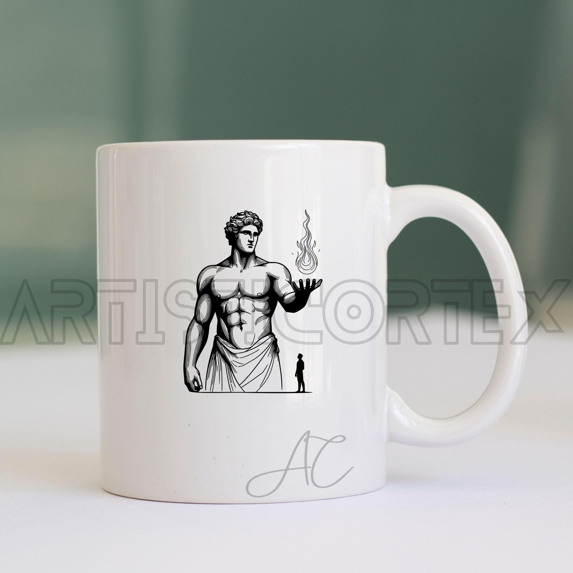 Prometheus Rockefeller Svg Prometheus SVG Bundle, the Titan Prometheus PNG , Greek Mythology ...