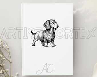 か*や様 【Dachs！Dachs！Dachs！】原画 Alpine Dachsbracke SVG Bundle, Dachsbracke PNG, Alpenländische