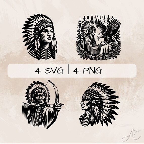 Native American Vector Art