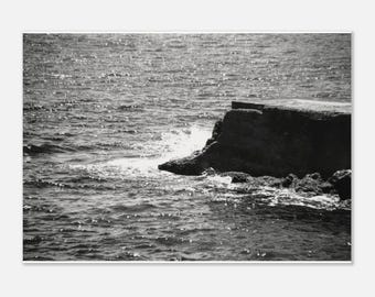 Analogue, Reflection on rock, Malta 2022