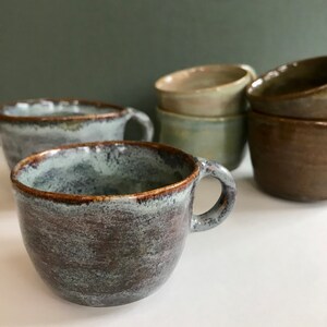 Espresso cups, small ceramic coffee cups, hand-made cups