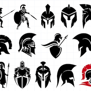 Spartan Svg Bundle, Spartan vector, Spartan Helmet svg, warrior svg, Gladiator Svg , Warrior Helmet Svg , Sparta Rome Gladiator PNG SVG JPG