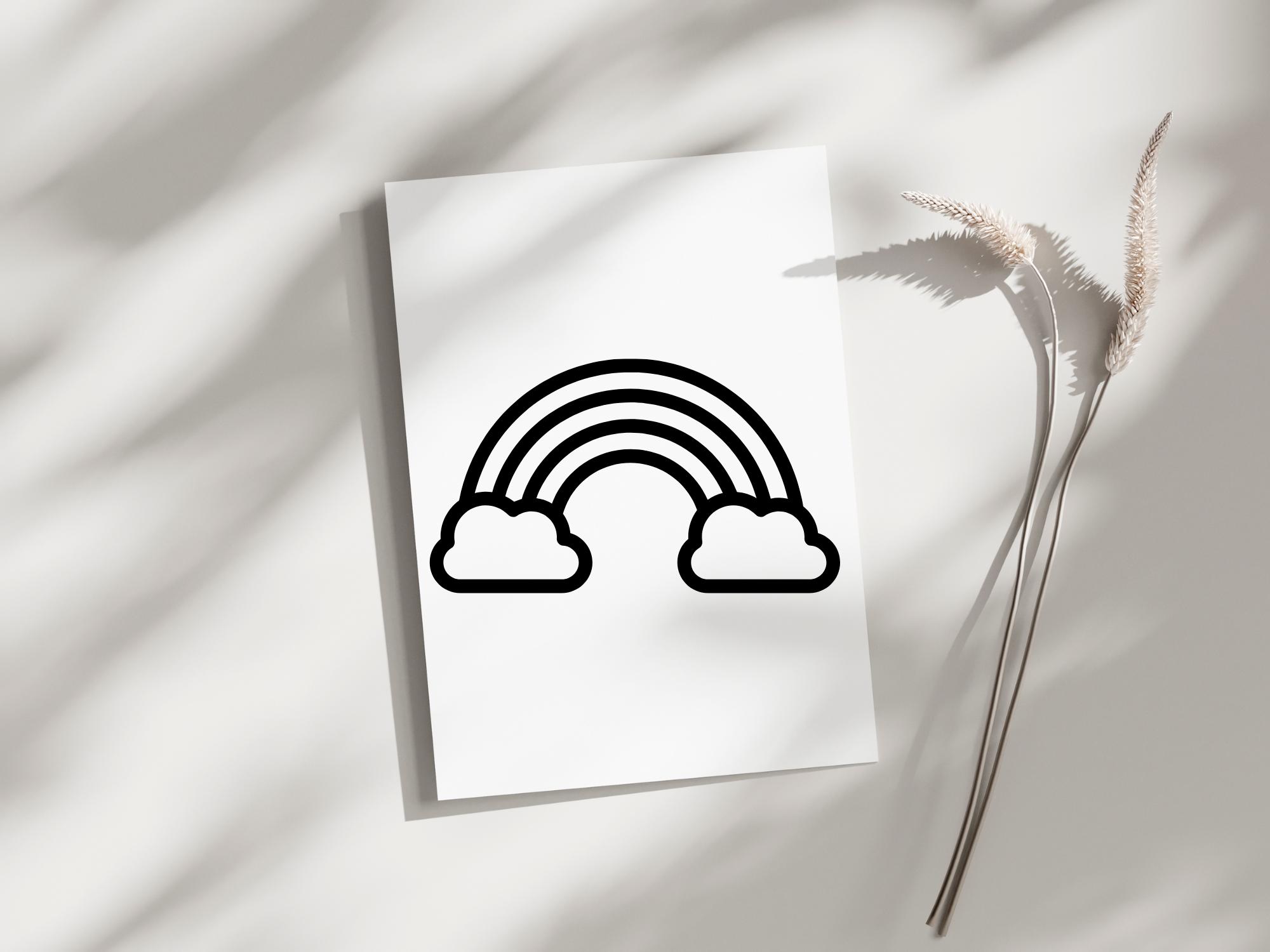 Rainbow SVG, Rainbow SVG File for Cricut, Retro Rainbow Svg, Color ...