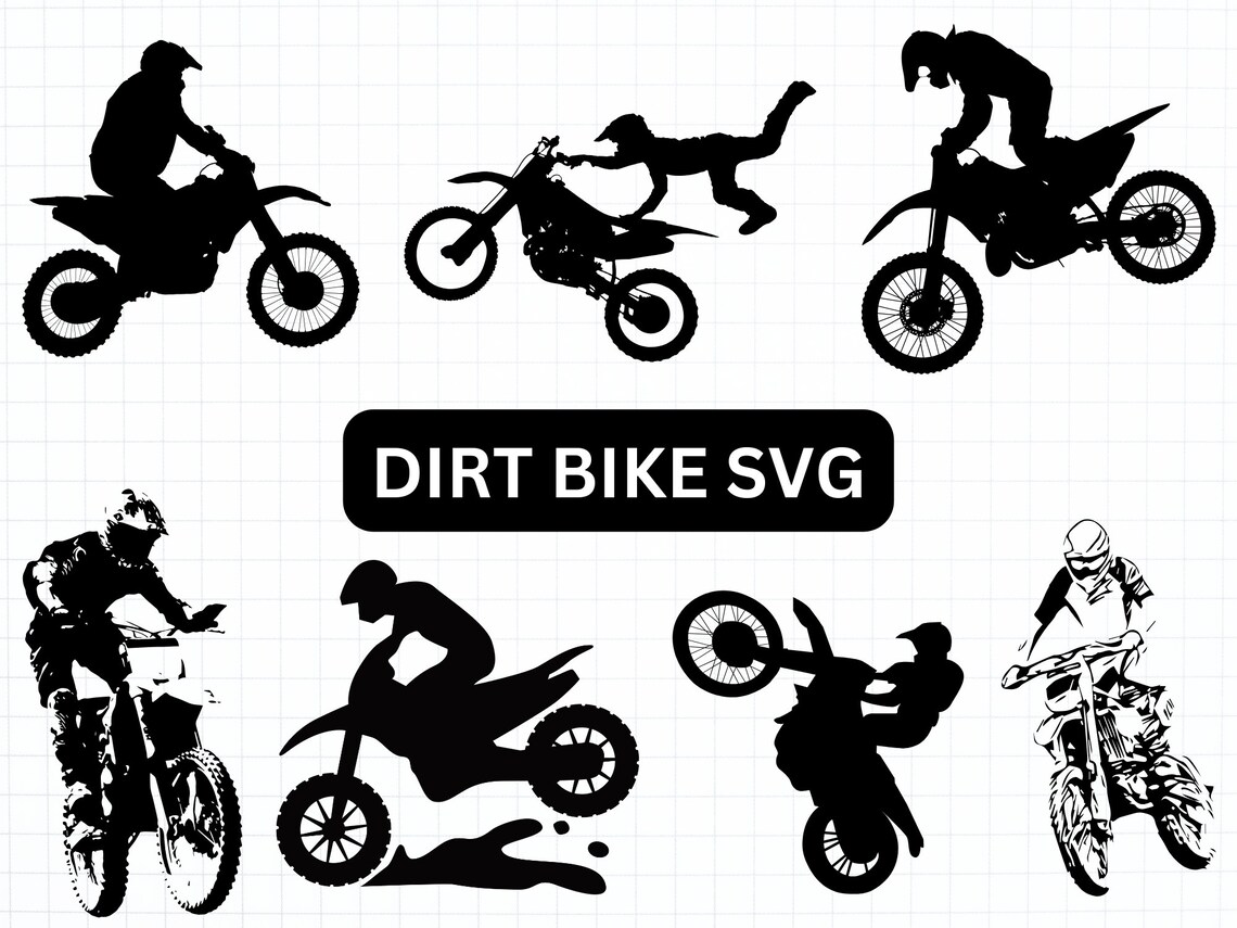 Grasstrack Rider Svg Motocross Rider Svg, Dirt Bike SVG, Dirt Bike Clipart, Rider SVG, Dirt ...