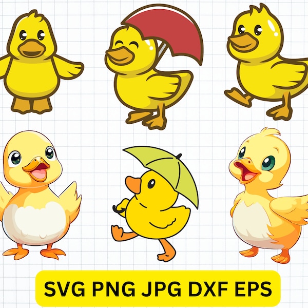 Duck Svg Bundle, Bath Duck Svg, Rubber Duck Svg, Rubber Ducky Svg, Rubber Duck Svg, Duck Clipart, Duck Cut File, Yellow Duck Svg