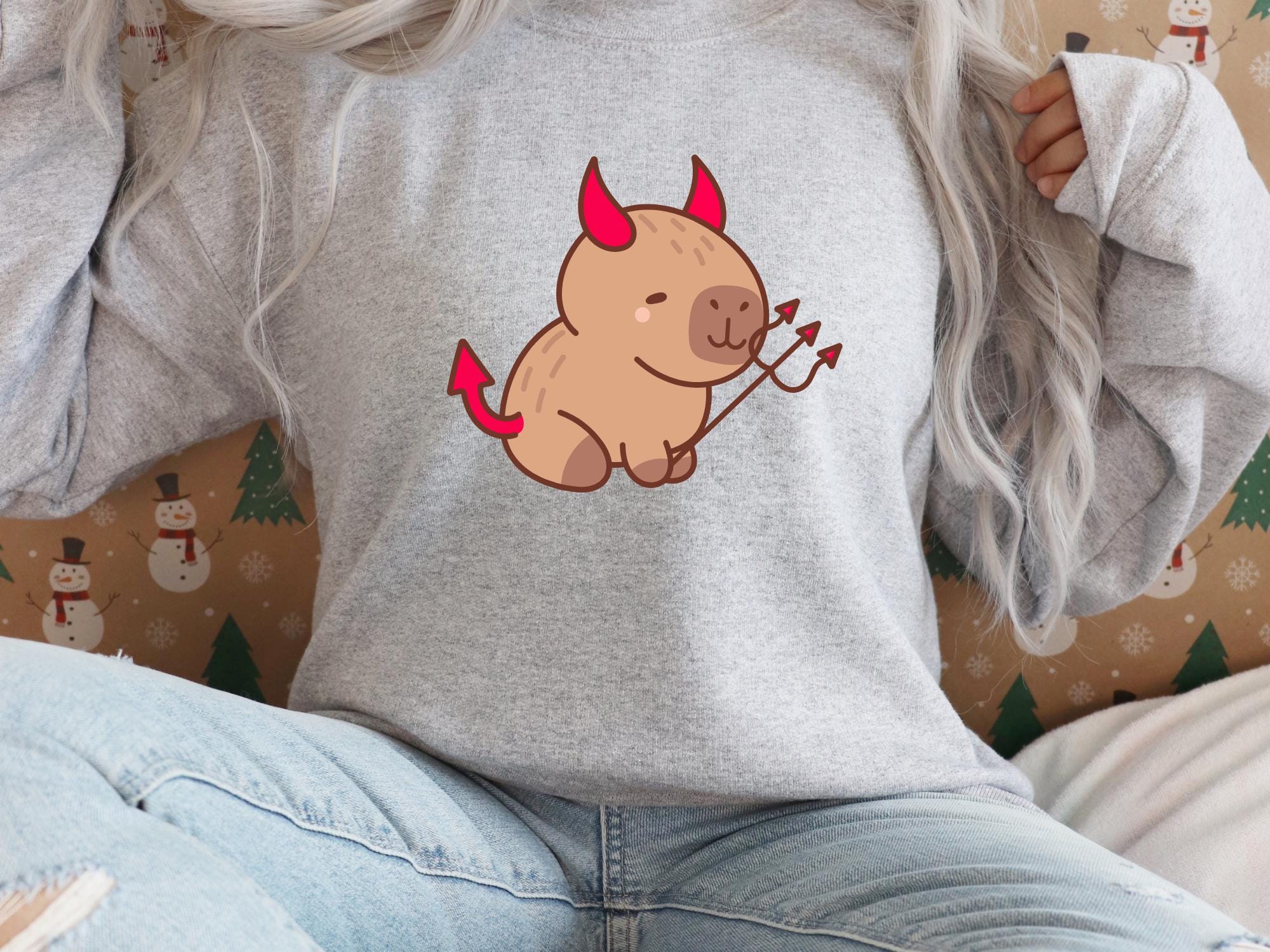 Capybara Neonschild – Niedlich Mit Brille, Gelb-grünes LED-Licht, USB-Betrieb, Fürs Kinderzimmer & Deko