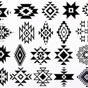 Aztec Svg Bundle, Southwestern Elements Svg, Tribal Pattern Svg, Aztec Pattern Svg, Aztec Elements Svg, Western Svg, Tribal Cut File, Cricut