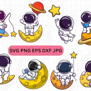 Pacchetto Png astronauta in formato Svg, astronauta con razzo in formato SVG, bambino astronauta in formato SVG, universo in formato Svg, clipart astronauta, astronauta in formato SVG, spazio SVG