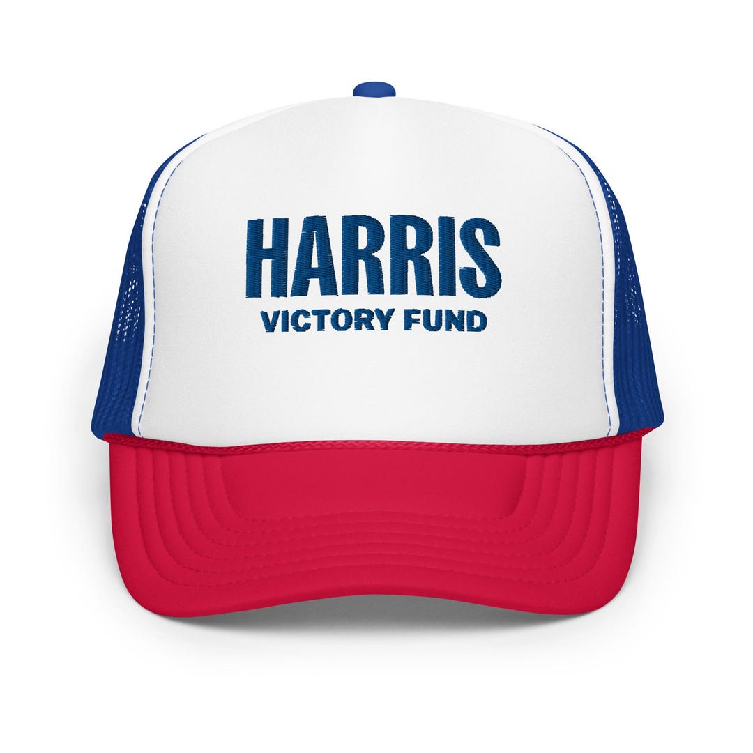 Harris Victory Fund Trucker Hat 2024 Election Campaign Hat, Adjustable