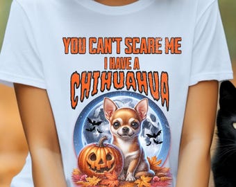 Chihuahua Halloween T-Shirt, Chihuahua Lover Shirt /Gift, Chihuahua Shirt, Halloween Party Shirt, Chihuahua Mom Gift, Halloween Dog Shirt