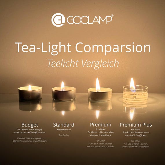 100x Standard Tealights from DM Profissimo