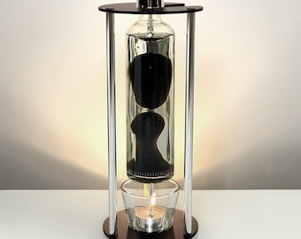 GOOLAMP CandleGlow P1 Goo Black Steel Tea-Light Lamp