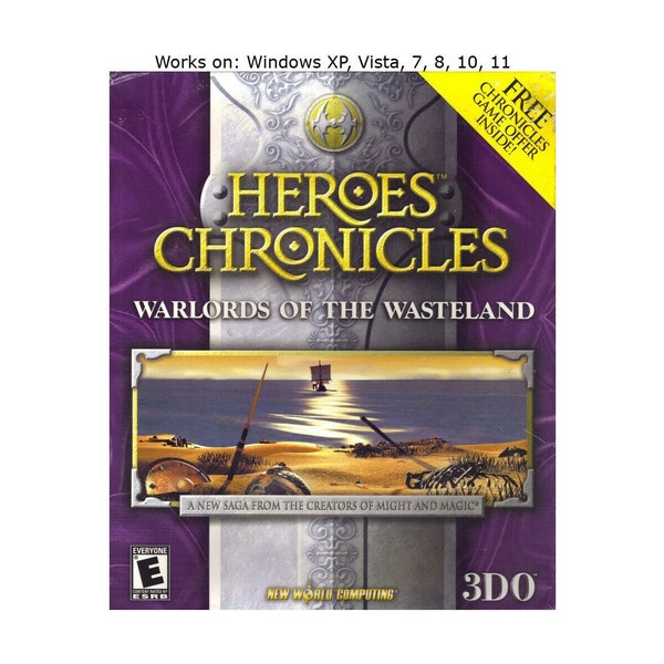 Heroes Chronicles All Chapters PC 8 Game Collection 3DO New World Computing (Windows 10/11 Compatible)