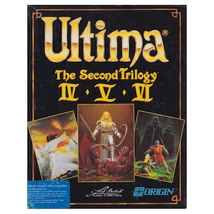 Ultima: The Second Trilogy 4+5+6 PC Mac Game 1992 (Windows 10/11 Compatible)