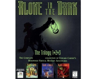 Alone in the Dark : The Trilogy 1+2+3 PC Mac Jeu vidéo 1992 Infogrames (compatible Windows 10/11)