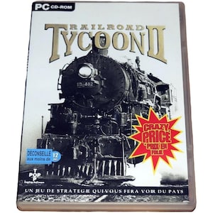 Railroad Tycoon II 2 PC Game CD Rom 1998 French Version