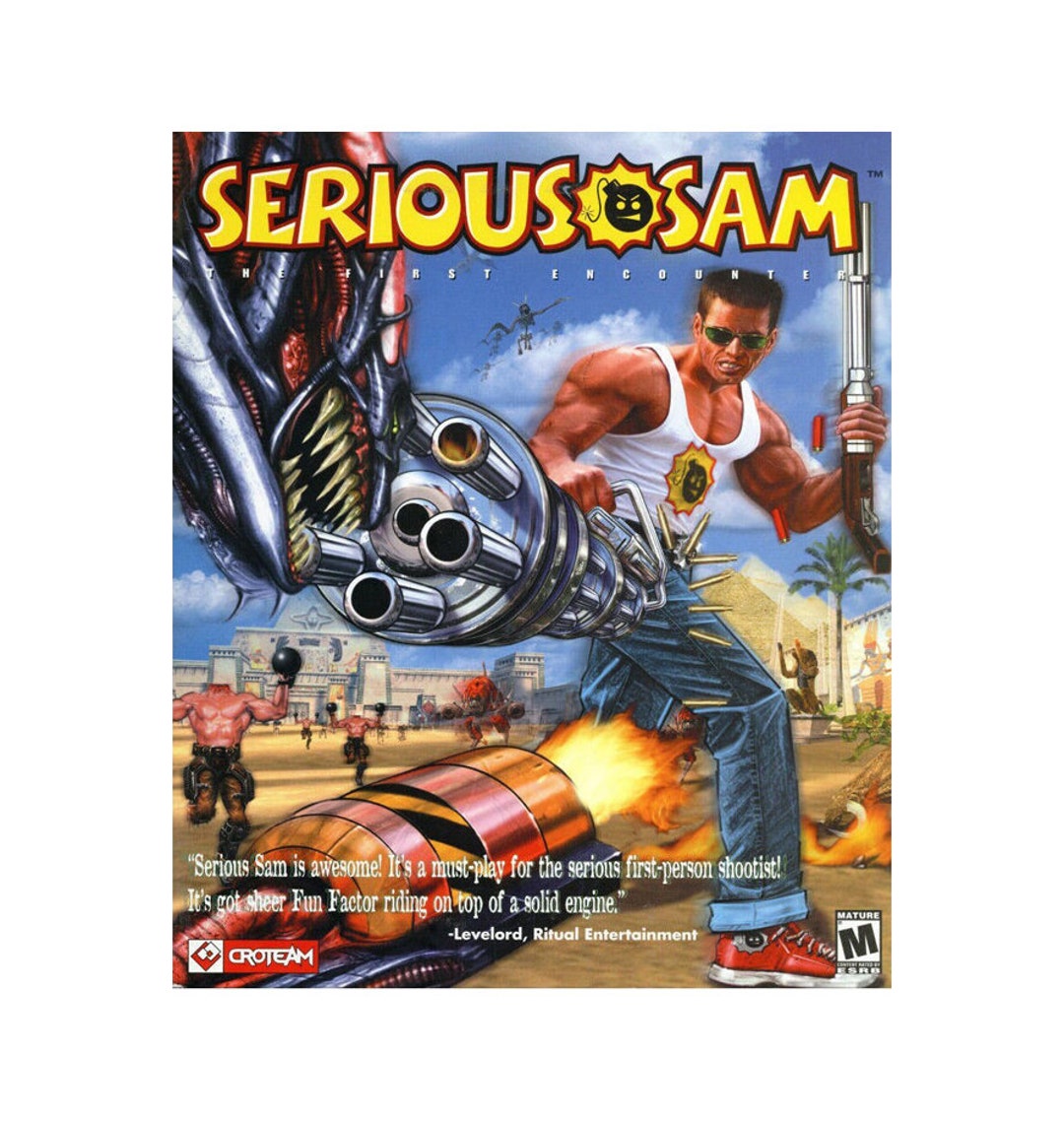 Serious Sam: the First Encounter PC Game 2001 Brand New (windows