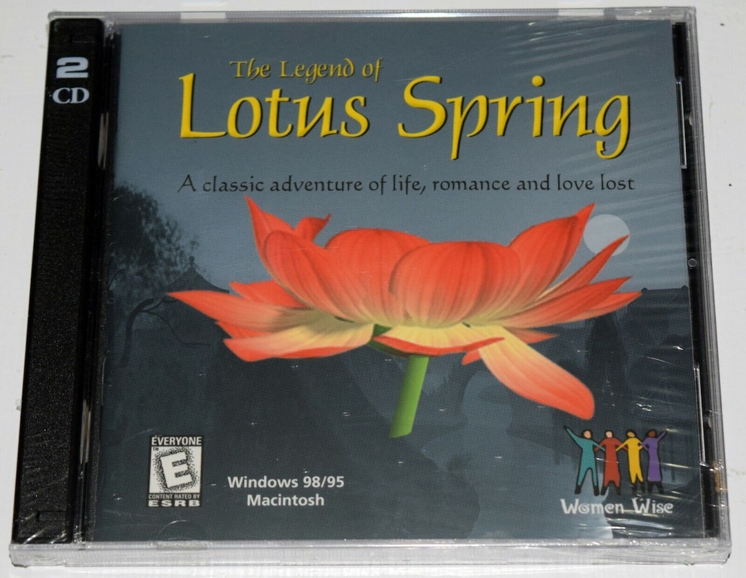 Cd Rom Rom Spring The Legend of Lotus Spring PC Mac CD Rom Computer Video Game - Etsy