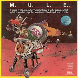 Mule Computer M.U.L.E. PC Game 1983 Ozark Softscape Brand New (windows 10/11 ...