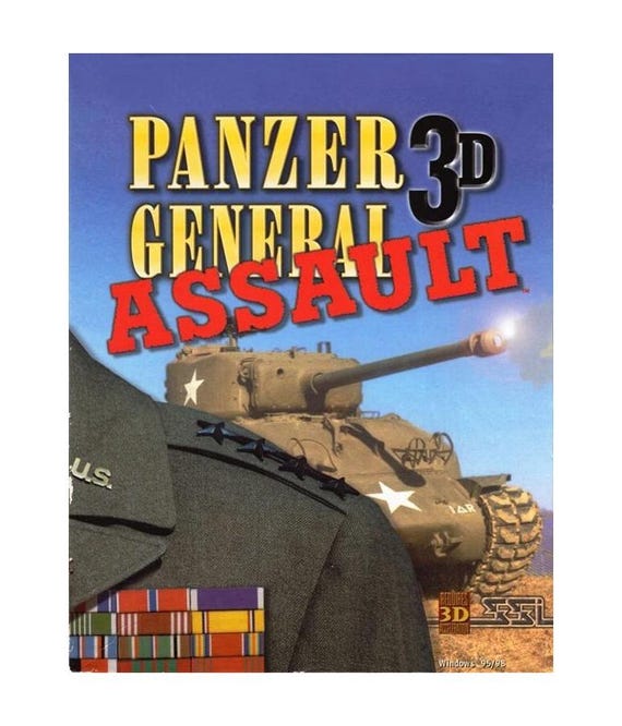 Panzer General 3D Assault PC Game 1999 SSI Brand New (windows 10 