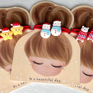Korean Scrunchies Cute Plush Hair Tie Set Elastic Soft Ponytail Accessories | Shopee Philippines