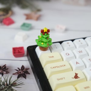 CHRISTMAS KEYCAPS, Weihnachtsbaum Keycap Esc, ARTISAN Tastenkappe handgefertigt für Mechanische Tastatur, Weihnachtsgeschenk für Gamer