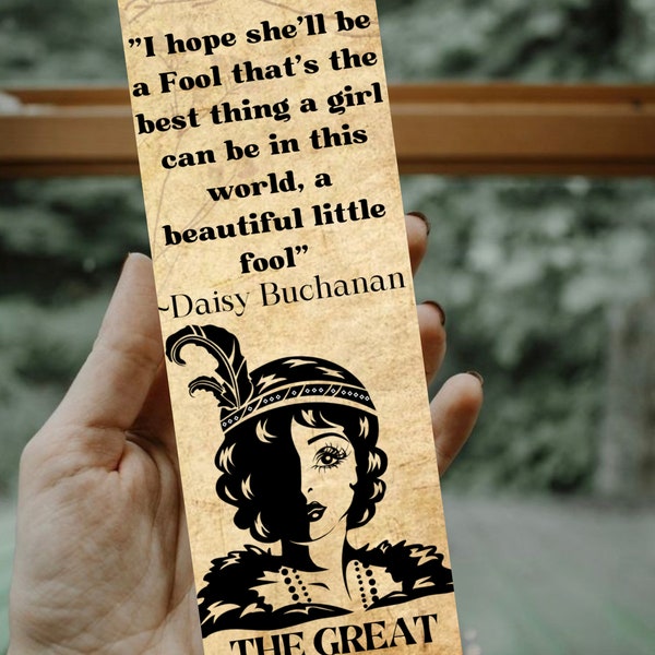 Great Gatsby Inspired Bookmark Set, Vintage Bookmarks, Roaring 20s Book Accessories, Literary Gift