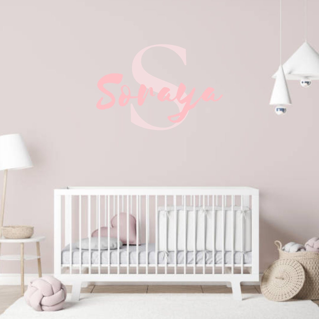 Bedroom Initial Decal Vinyl Decal Decal Wall Vinyl Decal Etsy