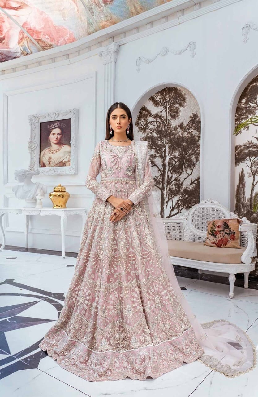 knee length dresses for ladies Luxurious Ball Gown Sequins Bridal Dress Long Sleeves Satin Maxi Dress main image 1