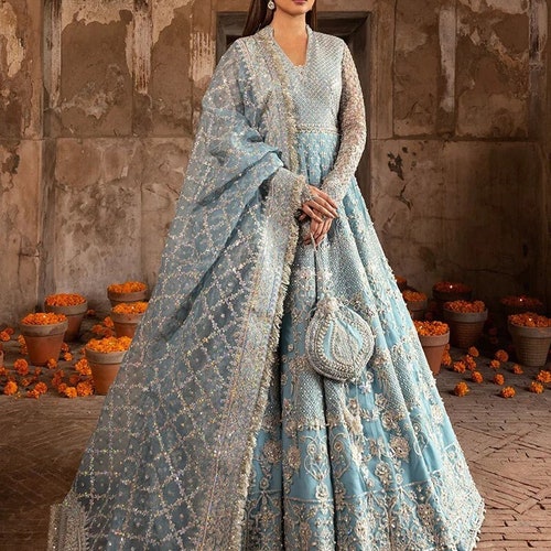 sachin and babi light blue dress Elegant And Classy Prom Dresses main image 1