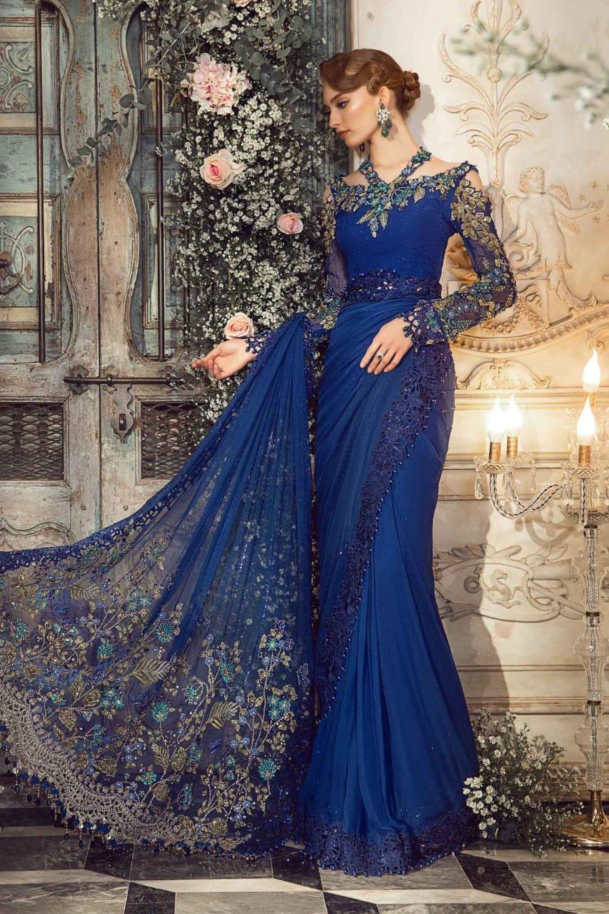corseted dresses Flourishing Meadow Corset Dress– Teuta Matoshi Color:BLUE&ORANGE Please note Sage Vince Camuto Chiffon Long