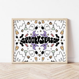 Spooky Season | PNG | Sublimation | Hand Drawn | Halloween PNG | Halloween Decor | Whimsical Halloween