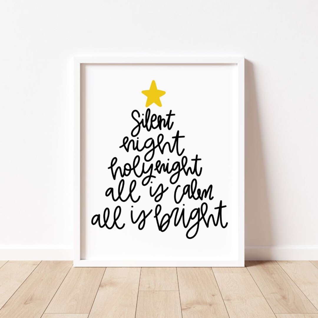 Silent Night, Holy Night, All is Calm, All is Bright | Script Writing ...