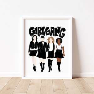 Girl Gang The Craft | PNG | Sublimation | Hand Drawn | Halloween PNG | Halloween Decor | Witches | 90&#39;s Movie Lover | Witchcraft