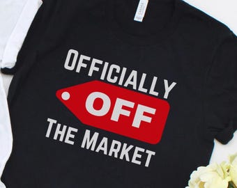 FUERA del mercado Científico de laboratorio de ciencias Biología Regalo de bodas para novia Novio Regalo de despedida de soltera Recién casados Luna de miel Soltero Camiseta de compromiso a juego