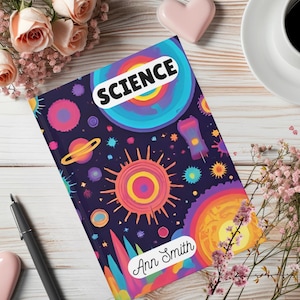 Personalized Science Notebook: Matte Hardcover Journal for Students