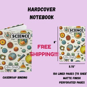 Science Journal: Back to School Student Notebook, Lined Pages - Etsy