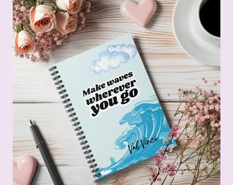 Marine Biology Spiral Notebook: Ocean Lover Gift, Swim Tracker