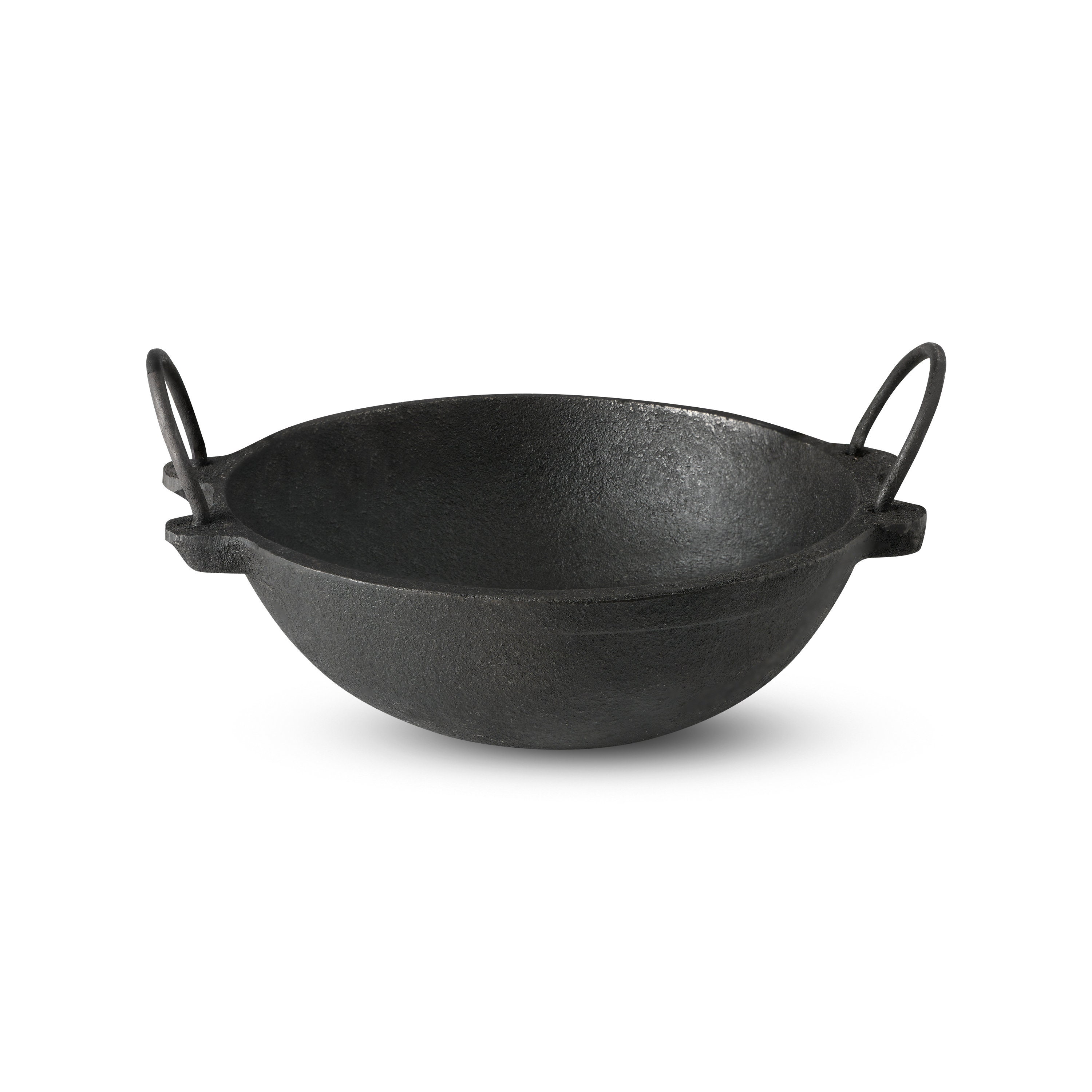 Pre-Seasoned Super Smooth Cast Iron Kadai/Kadhai for Cooking and deep  Frying, Loha Kadai, Gas Stove and Induction Friendly