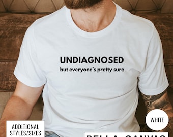 Funny Undiagnosed Autism Quote Graphic T-Shirt: Sarcastic 'Touch of the Tism'