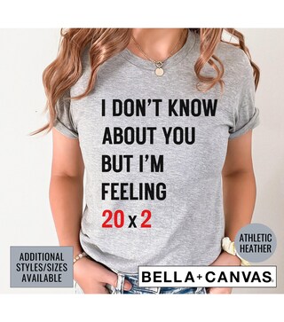 Weiyuqi Maglietta Donna I Don't Know About You But I'm Feeling 22, 100% Cotone, Girocollo, T-shirt Musicale Vintage, Regalo Fan Taylor Swift