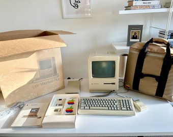 Apple Macintosh Plus with Original Box and Packaging