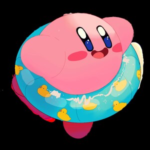 Kirby swimming 2024