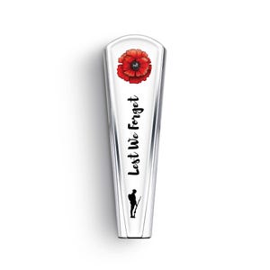 Lest We Forget Aluminium Beer Tap Handle for PerfectDraft, PerfectDraft Pro, BLADE or kegerator