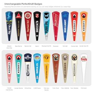 PerfectDraft aluminium handle with interchangeable Hawkstone badge image 3