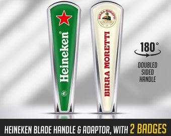 Heineken Blade Handle with TWO badges and Adaptor